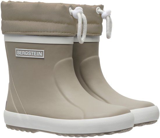 Bergstein Classic Thermo - Gevoerde Regenlaarzen Kinderen - Winterlaarzen - Unisex - Sand - Maat 33