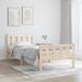 Maison Exclusive - Cadre de lit sans matelas, bois massif, lit simple