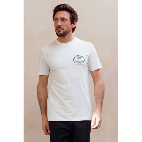 Kultivate T-shirt met print - wit