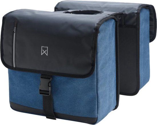 WILLEX Dubbele Businesstas 46L Blauw/Zwart
