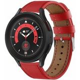 Strap-it Samsung Bracelet cuir Samsung Galaxy Watch 5 Pro (rouge)