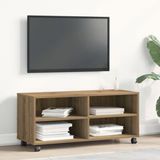 vidaXL TV-kast 90 x 35 x 40,5 cm bruin bewerkt hout