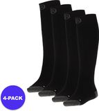 morethansocks Apollo (Sports) Skisokken Kind Plain Unisex Zwart 31/34 4-Pack