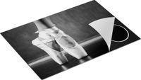 Chefcare Inductie Beschermer Ballet Schoenen - Zwart Wit - 75x55 cm