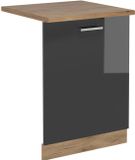 Vicco R-Line Vaatwasserfrontpaneel – 60 cm, WB Eik Antraciet Hoogglans