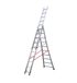 Hailo Échelle transformable base évasée 3 plans 3x10 échelons 6m80 en alu Premium