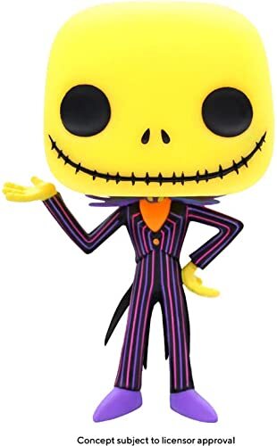 Funko POP Disney: The Nightmare Before Christmas - Blacklight- Jack