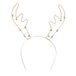 Boland 13329 - Tiara rendier met gewei, haarband voor carnavalskostuums, kerstmis, festival en carnaval