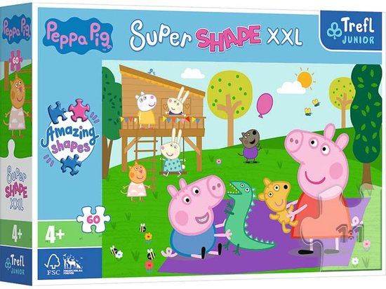 4KidsOnly Trefl Peppa Pig Puzzel - Spelen met mijn broertje