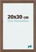 Your Decoration - Cadre photo 20x30 cm - MDF - Noyer Foncé - Mura