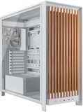 Corsair FRAME 5000D WOOD RS Midi Tower Walnoot, Wit