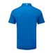 Footjoy Heren Golf Polo - Lisle Solid Con Trim - Blauw - M