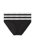 Calvin Klein Damesbikinislip, set van 3, zwart