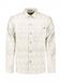 No Excess Jacquard overshirt taupe / wit