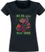 Alice in Wonderland Fruit of the Loom Alice In Wonderland Chesire Rainbow Dames T-shirt - Zwart - M