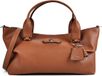 GUESS Suzy 3 Compartment Satchel Handtas Schoudertas Cognac