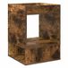 vidaXL Bijzettafel Rook eiken 40 x 40 x 56 cm bewerkt hout
