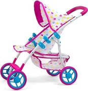 Milly Mally Poppenwagen Natalie Candy Meisjes 54 Cm Roze/blauw