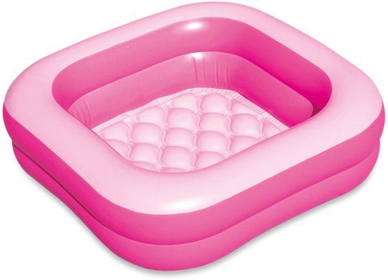 Summer Waves Babyzwembad Roze 86 x 86 x 25 cm