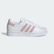 ADIDAS ORIGINALS Baskets basses 'Superstar II' vieux rose / blanc
