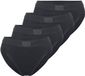 Sloggi Dames tai slip 4 pack Double Comfort T Zwart