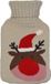 Discountershop Luxe Warmwaterkruik met Zachte Lichtgrijze Hoes | 850ml, Langdurige Warmte | Ideaal Kerstcadeau voor Dames