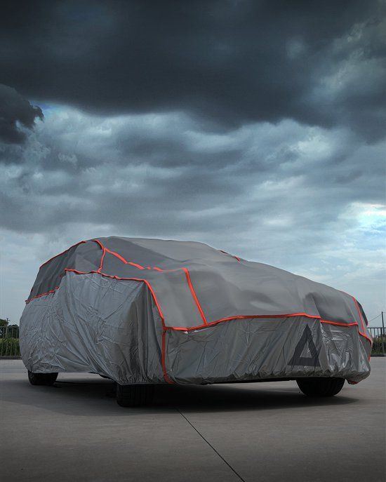 Autohoes Hagelbescherming XS - Universeel - 160x170x400cm - Grijs - 2 jaar garantie