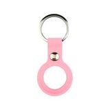 By Qubix Qubix AirTag case liquid series - siliconen hoesje met ring - roze