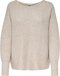 ONLY ONLDANIELLA L/S PULLOVER KNT NOOS Dames Trui - Creme - Maat M