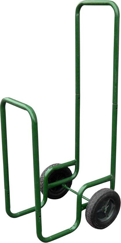 Toolland Steekwagen voor hout - groen - 100 kg