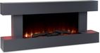 Klarstein Studio Light & Fire 1 elektrische haard - haard elektrisch, 1000/2000W vermogen, elektr. haard, led vlammen, timer, thermostaat, MDF behuizing, afstandsbediening, Light & Fire 1 Smart, zwart