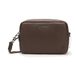 MANDARINA DUCK Mellow Leather Crossbody Camera Bag Espresso donkerbruin