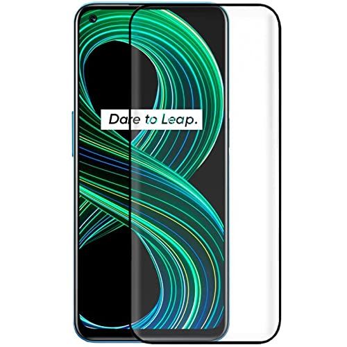 COOL SMARTPHONES & TABLETS ACCESSORIES Displaybeschermfolie van gehard glas voor Realme 8 5G / Narzo 30 5G (Full 3D, Zwart)