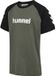 Hummel Kinder T-shirt met Hmljr-logo, Korte Mouw, Katoen, Ronde Hals, Regular Fit, Castor Gray