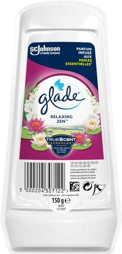 Glade Gel Relaxing Zen - 8 x 150G