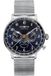 Zeppelin Mod. 7036M-3 Heren Polshorloge Analoog Quartz RVS Zilverkleurig Blauw 40mm 5 ATM
