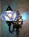 Halay Oosterse Wandlamp Blauw Mozaïek 28 cm Handgemaakt E14 LED