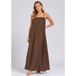 Freebird Freebird jurk - bruin