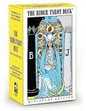 Miniature Rider Waite Tarot Deck Mini Cards: Compact and Portable Miniature 78-Card Tarot with Iconic Pamela Colman Smith Artwork, Essential for Beginners & Tarot Study, Includes Instruction Booklet