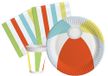 Tableware Ciao - Party Table Kit Summer Party for 8 people (36 pcs: 8 plates Ø23cm, 8 cups 250ml, 20 napkins 33x33cm) in eco-friendly compostable paper