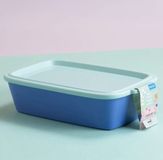 Koziol NORA BOX 1,4l Boîte de conservation hermétique avec couvercle - Bleu/Vert