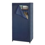 WENKO 1187008 - Ladenkast - blauw - polyester - metaal - 75 x 50 x 160 cm