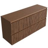 Saniclass Badkamermeubelset - 160x45x62cm - mat walnut pure
