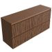 Saniclass Badkamermeubelset - 160x45x62cm - mat walnut pure