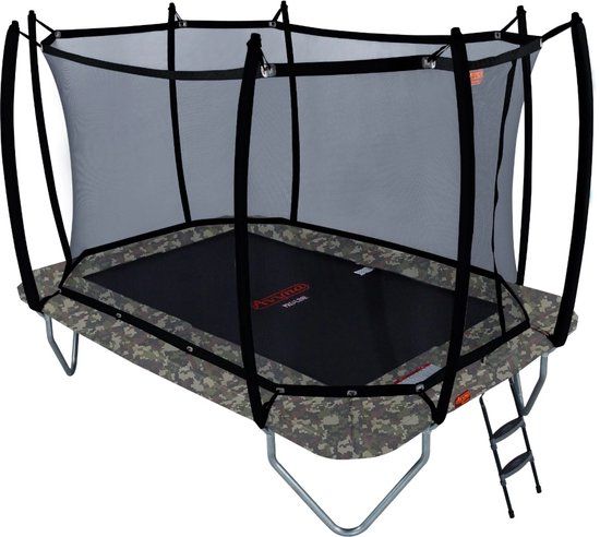 Avyna Opbouw Trampoline met Net - 340x240 Camouflage
