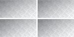 vidaXL Trapmatten 4 st 80 x 40 cm zilver aluminium rechthoekig