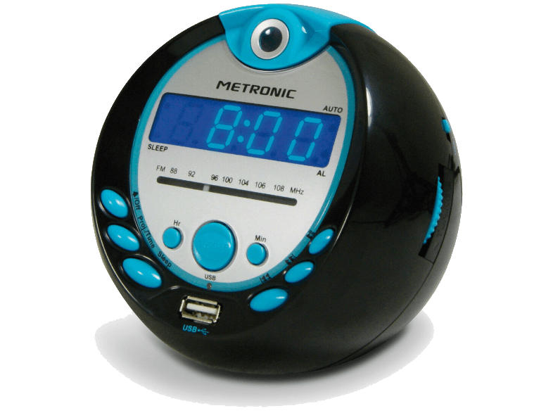 METRONIC Wekkerradio Sportsman Blauw