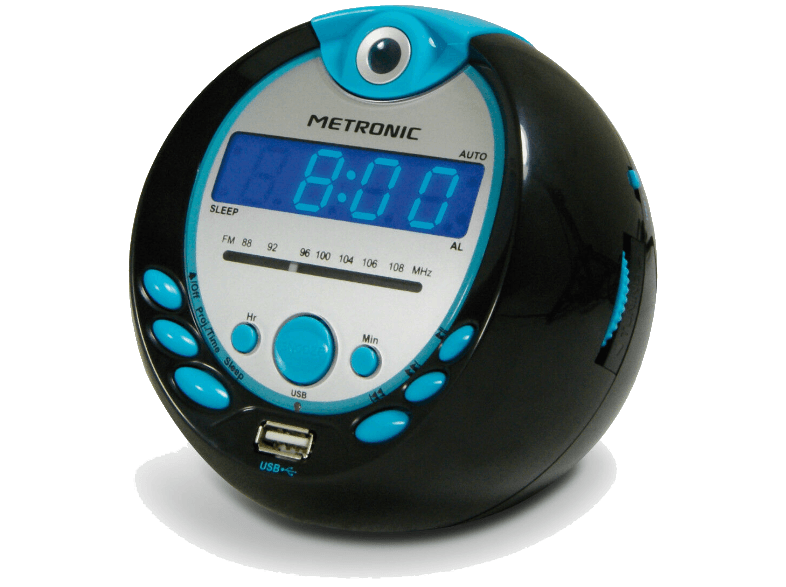 METRONIC Wekkerradio Sportsman Blauw