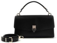 GUESS Patsie Top Handle Flap Bag Black zwart