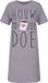 Temptation Dames Big Shirt - Korte Mouwen - Grijs Melange - Maat M